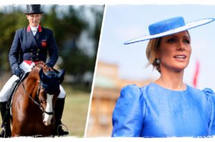 Zara Tindall attending a public royal event during a rare appearance