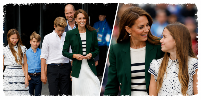 Prince William and Princess Kate with Prince George, Princess Charlotte and Prince Louis during a family outing