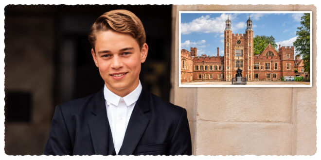 Prince George at Eton College, where new first-year pupils face strict restrictions on iPad and internet use