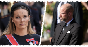 Prince William and Crown Princess Ingrid Alexandra during King Harald V’s state funeral in Oslo