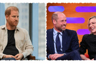 Prince William appearing on The Graham Norton Show and Prince Harry speaking during his GQ interview in October 2026