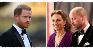 Prince William, Princess Kate and Prince Harry amid reports of a new disagreement involving Earl Spencer and Princess Diana